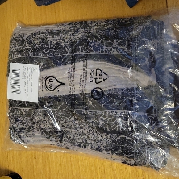 Anthropologie Sheer Black and Cream Blouse - Picture 7 of 9